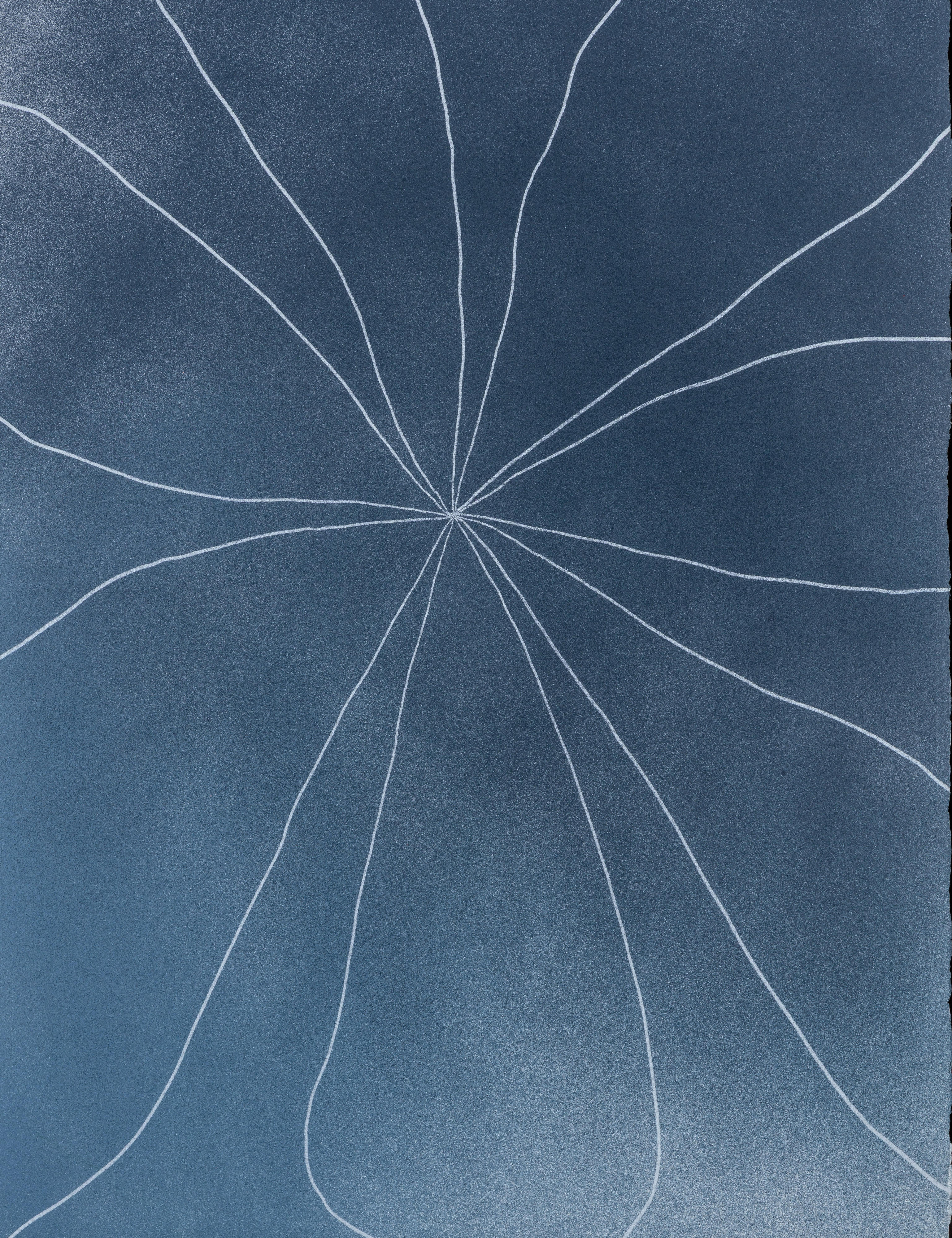 Expansion Portrait in Blue, (Floral)